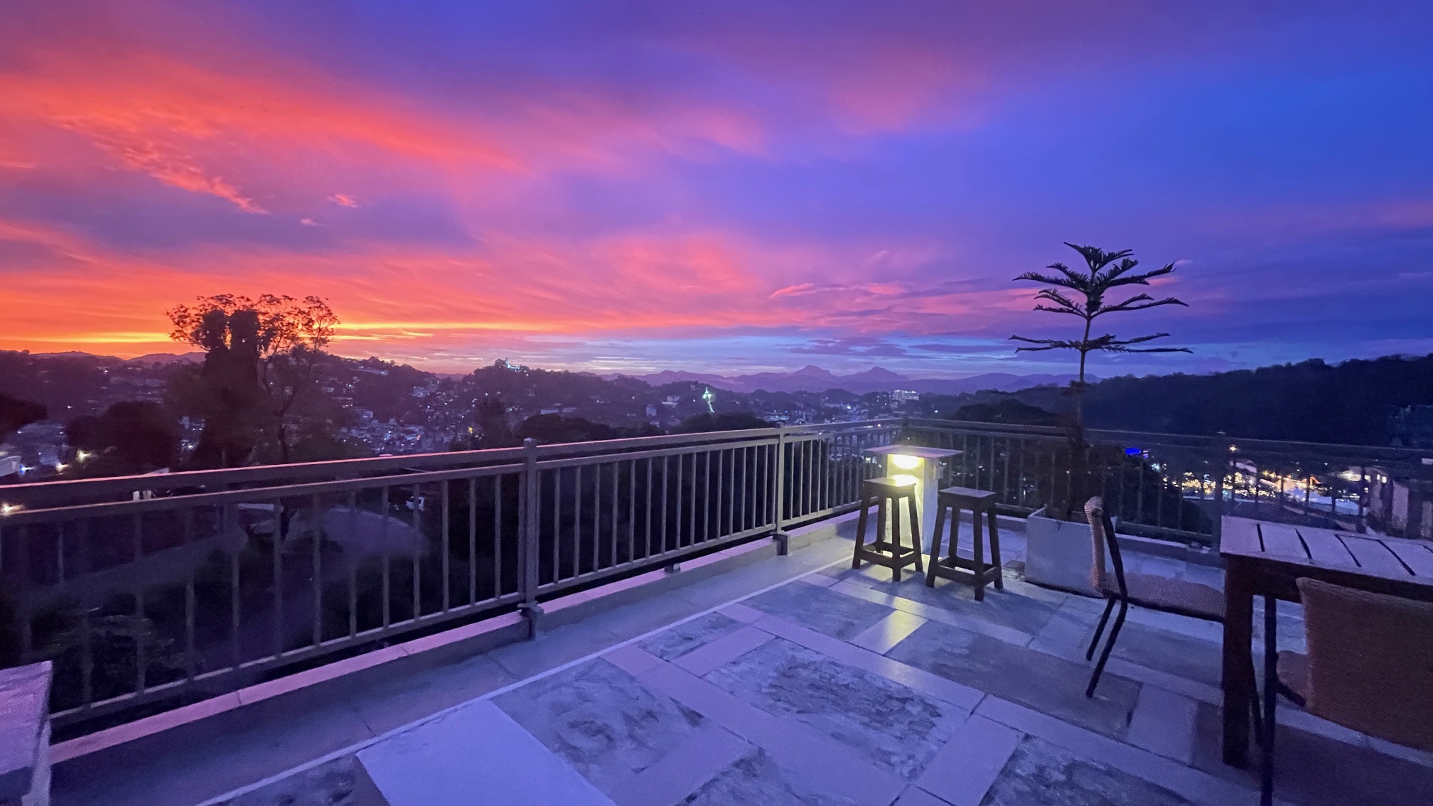 Sun Dove Suite at Night